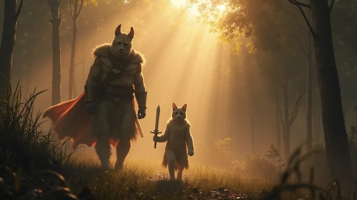 A história de Gato Guerreiro, o fiel companheiro do herói He-Man